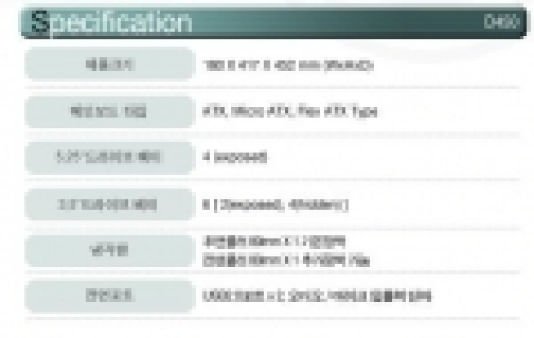자세한 스펙참조표