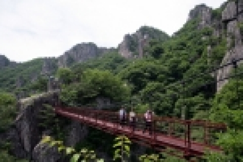 대둔산 금강구름다리와 마천대