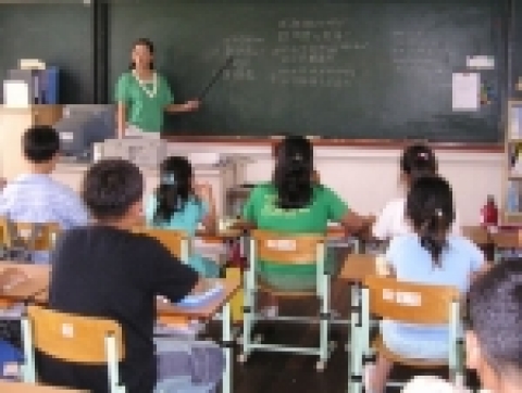 중국어 수업 장면