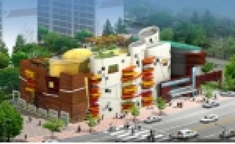 고양시 주엽어린이 도서관 조감도