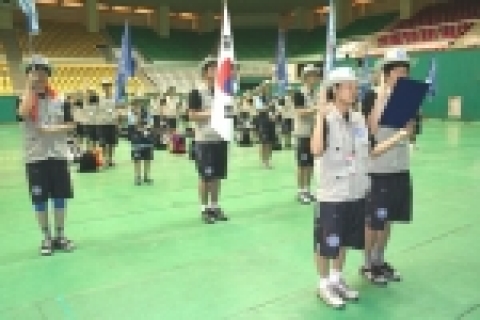 2005년 제7회 새생명국토대장정 발대식 장면
