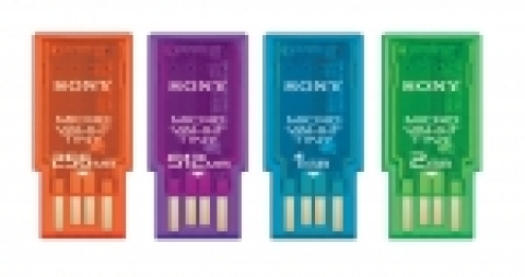 왼쪽부터 USM256H (256MB), USM512H (512MB), USM1GH (1GB), USM2GH (2GB)