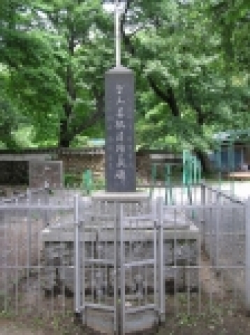 강진원 의병장 순의비. 현재 전남 순천시 향림사 내에 위치하고 있다.