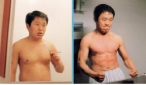 <플라이 대디>에서 영화 속 캐릭터를 위해 체중조절한 이문식