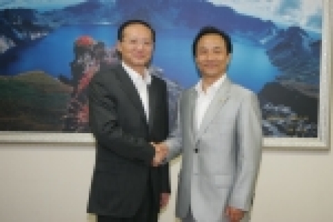 한.중관광장관 회담 모습
