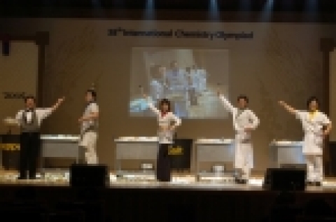 폐회식 축하 난타 공연