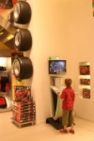 Ferrari retail kiosk