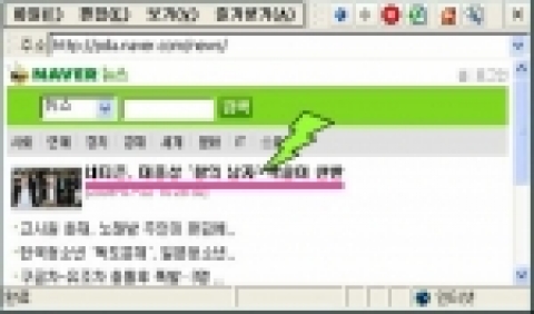 블루핀으로 연결한 인터넷 사이트