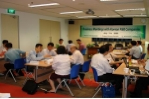싱가폴에서 개최한 “전라북도농식품수출상담회” 모습