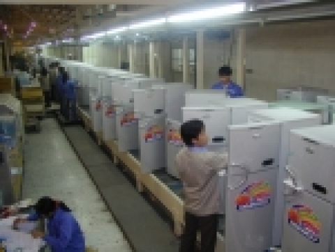 대우일렉 베트남 냉장고 생산라인 2