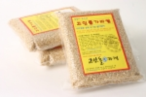 ‘고인돌가바쌀’은 1kg 씩 진공으로 포장되며 보관 유통 등에 콜드체인시스템을 활용한다.