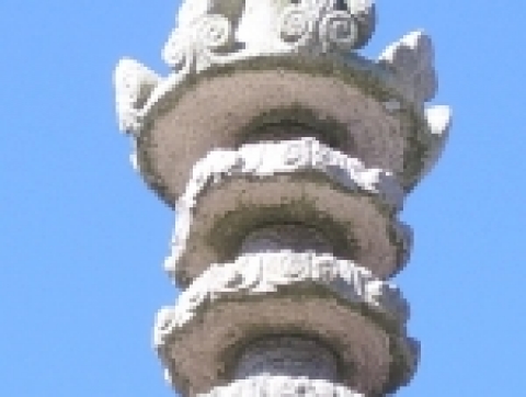 상륜부 보륜 탈락 부분(측면).
