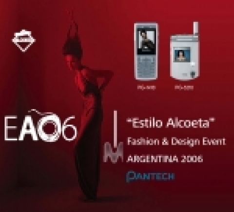지난 8월 8일부터 11일까지 아르헨티나 현지에서 개최된 유력한 패션쇼 “Estilo Alcorts”에 ‘팬택’과 현지 사업자인 ‘CTI’社가 공동으로 메인 스폰서로 참여하고 있음을 알리는 홍보물