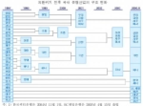 외환위기 전후 국내 은행산업의 구조 변화