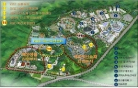 과학연구단지 배치도