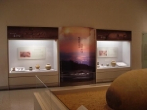 영산강유역의 고대무덤” 전시 모습 