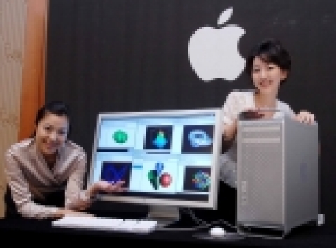 애플컴퓨터코리아는 9월 중순 파워 맥(Power Mac) G5 쿼드 보다 최대 2배 높은 성능을 제공하며, 2개의 새로운 듀얼 코어 인텔 제온(Xeon) 프로세서(쿼드 제온)가 장