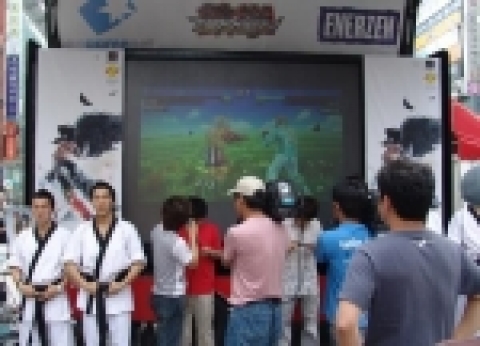 <에너젠-PSP?철권DR 천왕전> 예선전 진행 모습