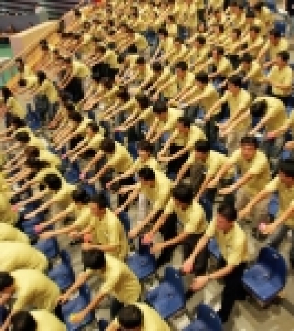 경동나비엔은 9월 1일 콘덴싱 페스티벌을 개최, 임직원들이 비전 공유를 하며 화합을 다지는 행사를 가졌다