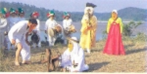 가산오광대 실연장면