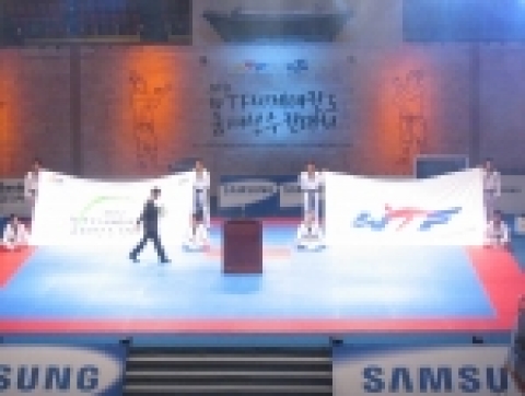 삼성전자가 4일부터 6일까지 올림픽 제2체육관에서 열리는 제1회 세계 태권도 품세 선수권 대회를 후원하여, 전세계 태권도 보급에 일조(一助)한다. 이번 대회에는 58개국 675명의