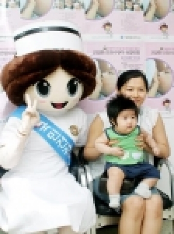 건강한 모유수유아 선발대회 모습