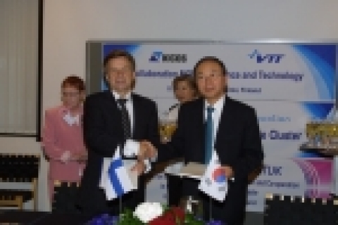 9월 8일 핀란드에서 개최된 한-핀란드 과기장관회담