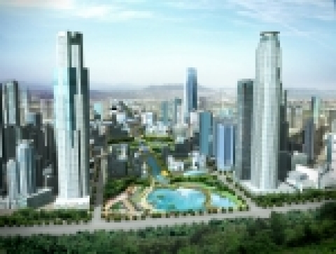 비엔날레 관련 청라지구 조감도