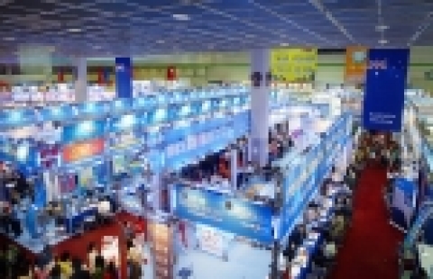 제22회 유학박람회장(코엑스 대서양관) 전경
