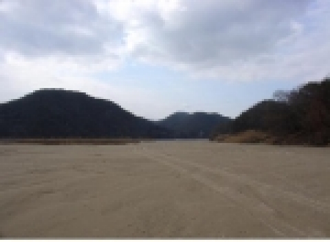 선몽대 일원 전경(내성천 및 백사장 일원)