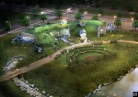 청주산남3지구 두꺼비 생태문화관 조감도