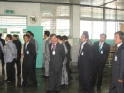 진보면 소재 진보 로타리클럽 회원들이 청송직업훈련교도소 참관이 있었다.