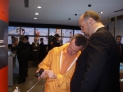 삼성전자는 9월 20일(현지시간) 모스크바에서 초대형, 최첨단 디지털 체험관인 '갤러리 삼성' 재오픈 행사를 개최했다. '갤러리 삼성'은 러시아