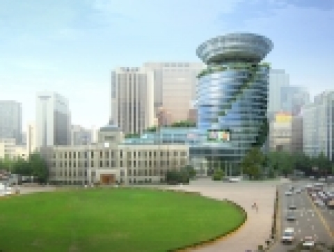 서울시 신청사 조감도(정면)