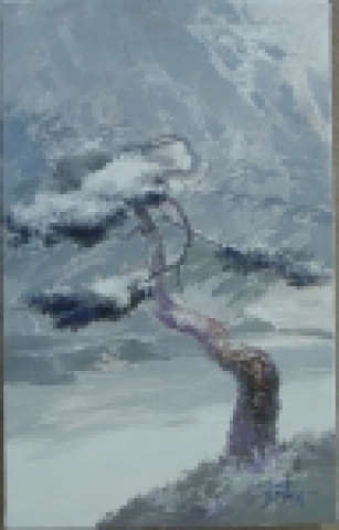 류영재 作 - 소나무있는풍경