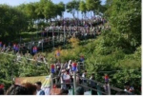 하늘계단 청사초롱