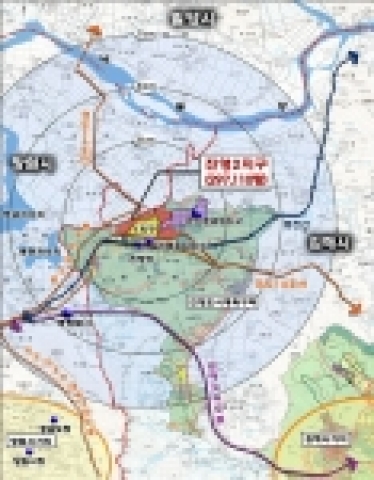 김해진영2지구 사업시행지 위치도면
