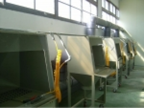 제5작업장에 새로 설치된 닥트시설의 모습