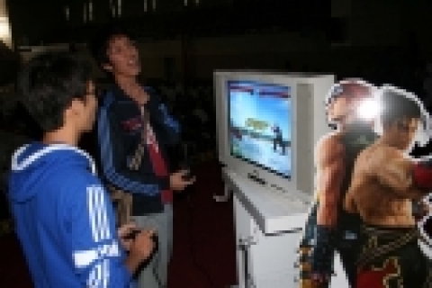 PS2 게임 철권 대전 장면2