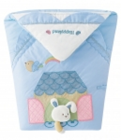 해피랜드는 갑작스레 추워진 날씨로 아기와 함께 외출하기 부담되는 이들을 위해, 항균력과 탈취력을 높인 소재의 ‘벨뷰 겉싸개’를 출시했다.