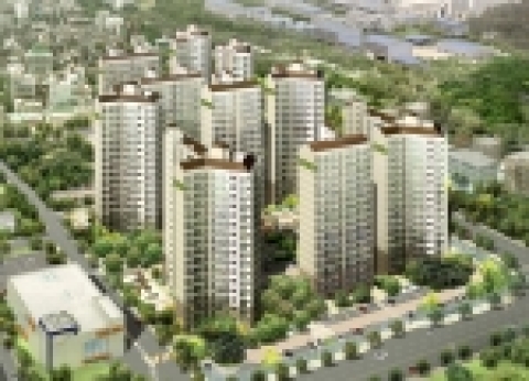 구미광평 1 2차 푸르지오 조감도 