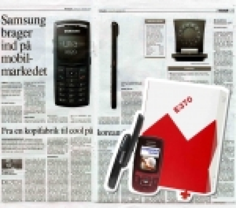 삼성전자가 덴마크 휴대폰 시장에서 2년 만에 시장 점유율이 7배나 치솟으며 돌풍을 일으키고 있다.덴마크의 3대 일간지 '베를링스케 티엔데(Berlingske Tidende