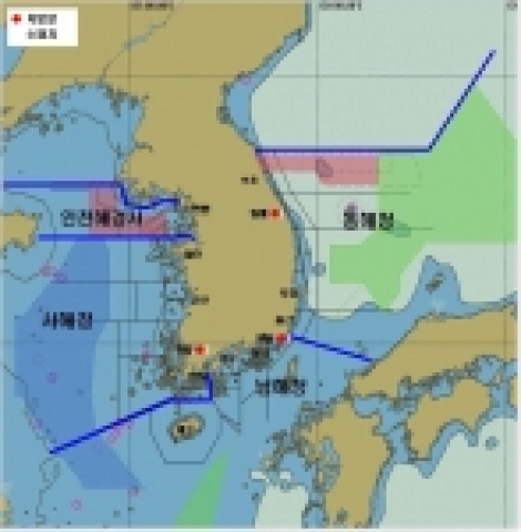지방청 관할도 : 3지방청, 1직할서