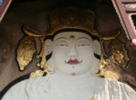 보도각 백불 최근 모습