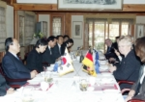 한-독 과학기술장관회담 개최 사진