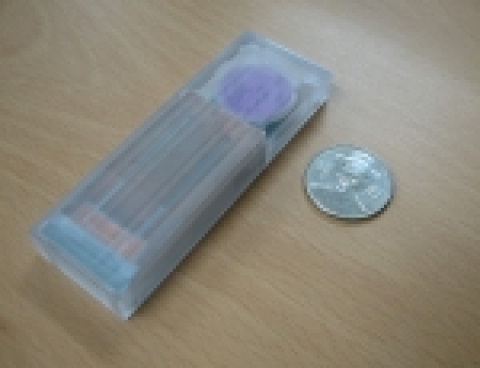 ETRI가 개발에 성공한 반 능동형 센서태그 모습