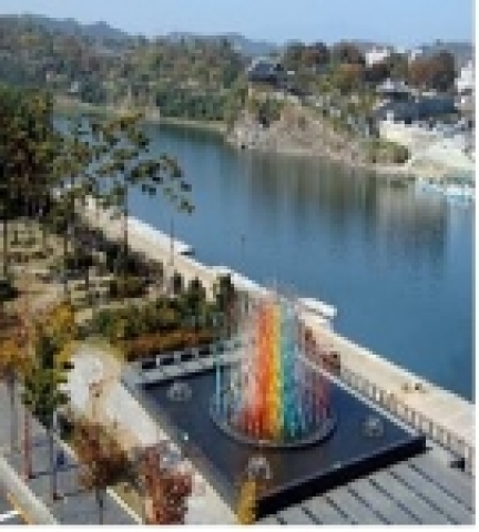 천년광장과 진주성