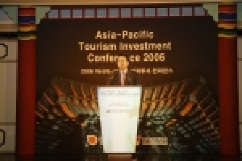 한국관광공사 김종민 사장은 11월 6일 코엑스 인터컨티넨탈호텔에서 개최된『2006 아시아-태평양 관광투자 컨퍼런스(Asia-Pacific Tourism Investment Conf