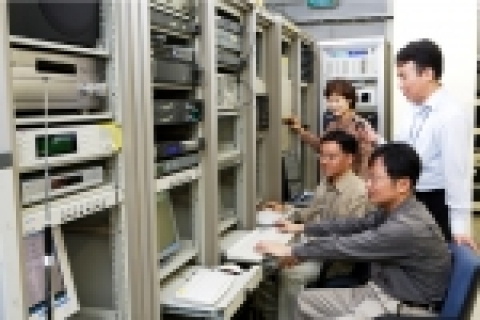 DMB 장비 시연 모습