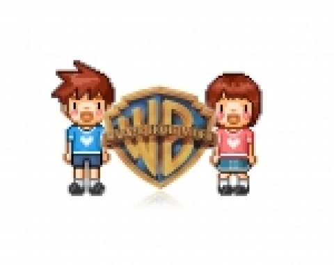 SK컴즈와 워너브라더스를 상징하는 이미지